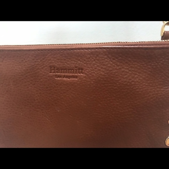 Hammitt Getty crossbody and clutch brown leather - Picture 3 of 7